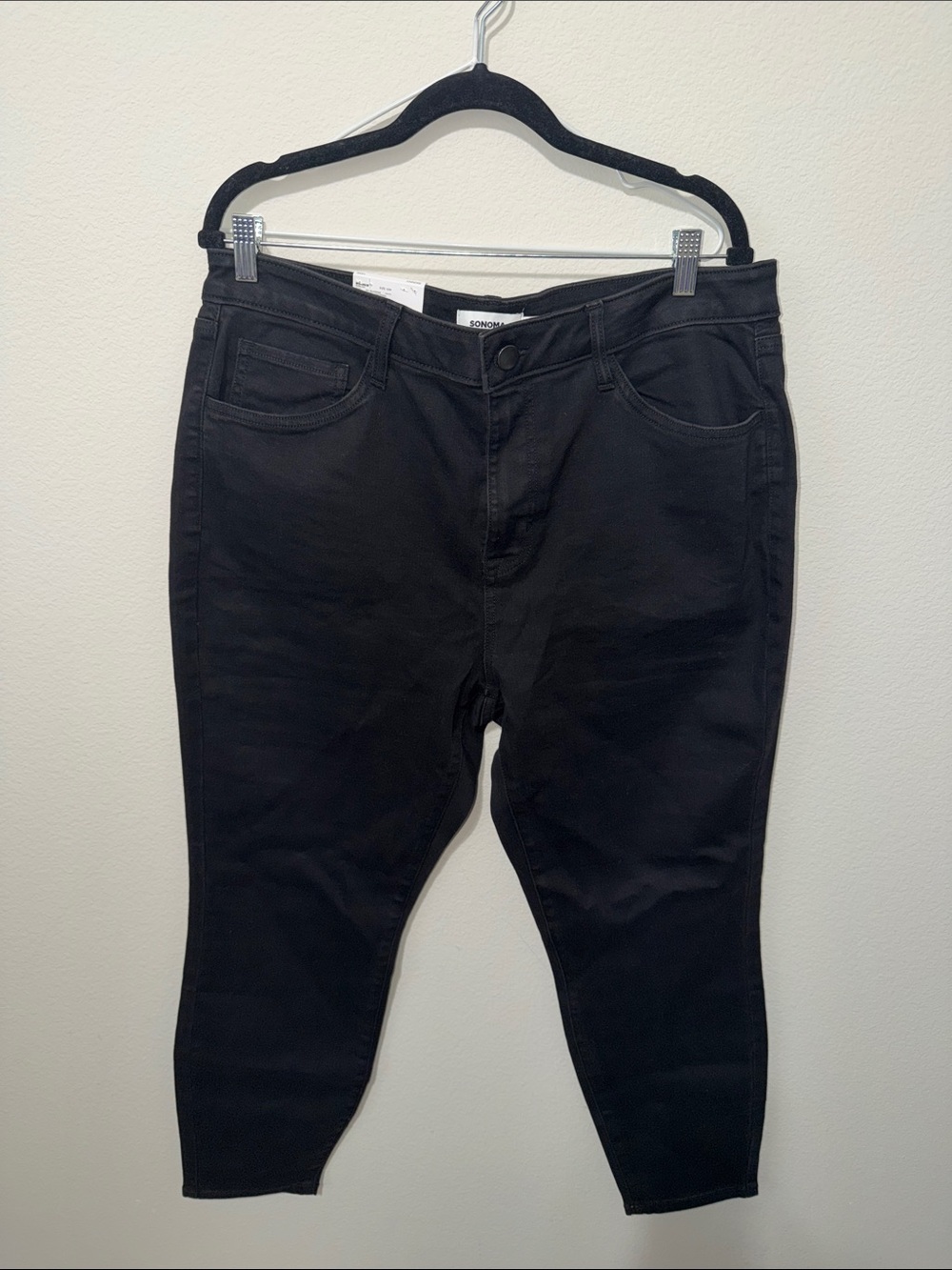 Sonoma Black Women's Jeans 16W - Classic Five-Pocket Style